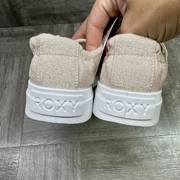 Roxy RG Rae Youth Girls size 13 Gold Shimmer Shoes - Picture 6 of 8